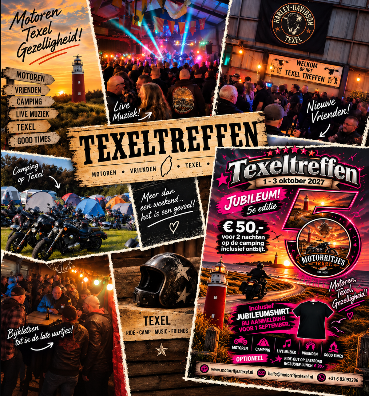 Na wikken en wegen: de voorinschrijving voor het 5e Texeltreffen is geopend!