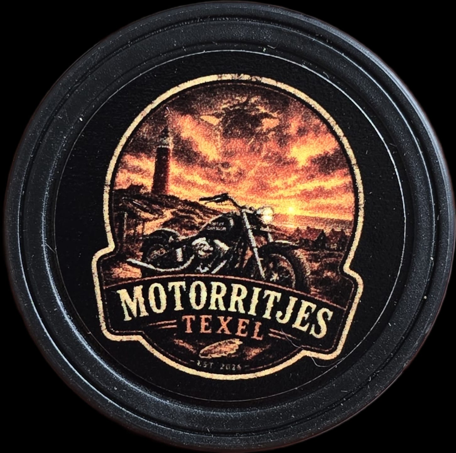 Pokerchip - Motorritjes Texel - Vuurtoren