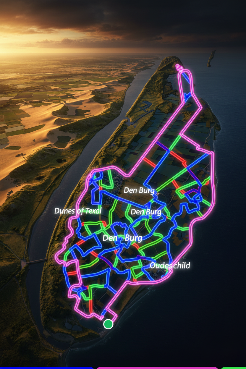 Motorritjes Texel Route Map 2